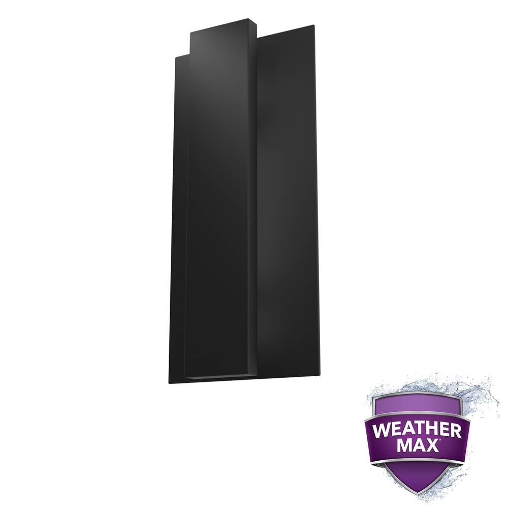Hunter Canoga Outdoor 1 Light Medium Wall Light Black