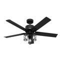 Hunter Lawndale 52in Lawndale -flat Matte Black