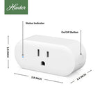 Hunter 99983 Fresh White Huntersmart Smart Plug Image 4