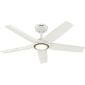 Hunter 53641 Fresh White Zentech 5 Blade Indoor/outdoor Smart Fan 44in - Fresh White Image 1