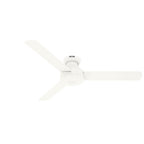 Hunter 52408 Matte White 52in Presto Lp -matte Fresh White Image 1