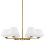 Hunter 48097 Alturas Gold Celestial Valley 6 Light Medium Chandelier Gold Image 1