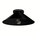 Hunter 46022 Matte Black Skyflow Matte Black 1 Light Medium Image 1