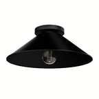 Hunter 46022 Matte Black Skyflow Matte Black 1 Light Medium Image 1