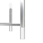 Hunter 19520 Brushed Nickel Hunter Sunjai Brushed Nickel 9 Light Chandelier Ceiling Light Fixture Image 2