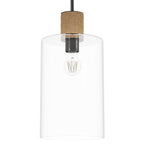 Hunter 13112 Noble Bronze Hunter Vanning Noble Bronze And Natural Sisal Rope With Clear Glass 1 Light Pendant Ceiling Light Fixture Image 1