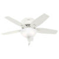 Hunter 51080 Fresh White 42''newsome Bowl Lp-fresh White Image 1