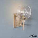 Hunter 19759 Alturas Gold Xidane 1 Light Wall Sconce Image 3