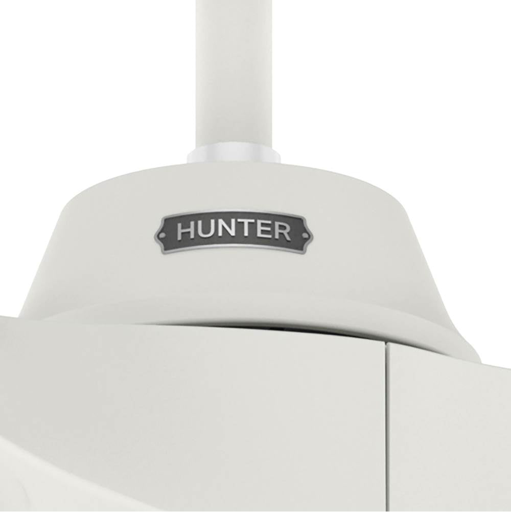 Hunter 52617 Matte White 52in Mosely - White Image 8