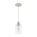 Hunter Lochemeade Mini Pendant Brushed Nickel