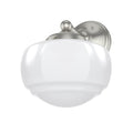 Hunter Saddle Creek Saddle Creek 1-light Wall Sconce Bn Cased White