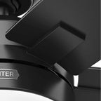 Hunter 52775 Matte Black 44 Inch Anisten Matte Black Ceiling Fan With Led Light Kit And Pull Chain Image 8