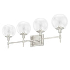 Hunter 19766 Brushed Nickel Xidane 4 Light Vanity Image 1
