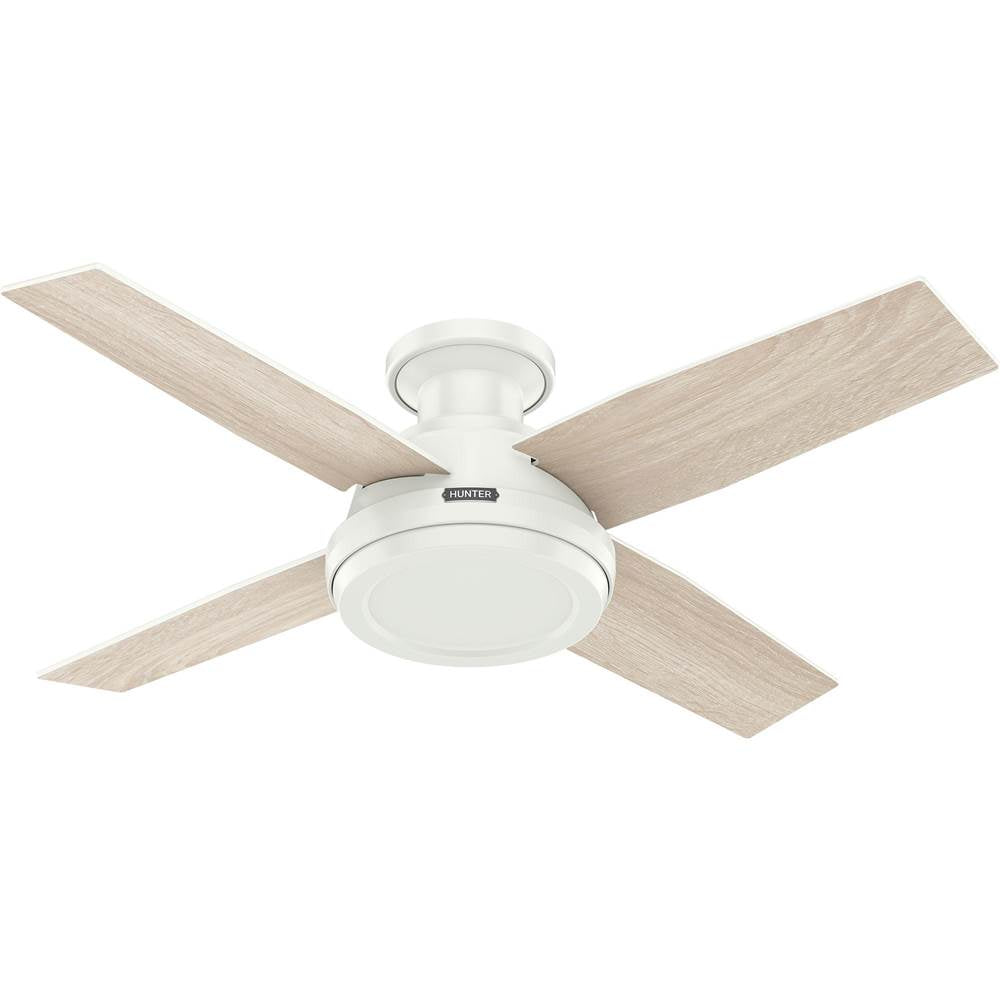 Hunter 59334 Fresh White 44 Inch Dempsey Lp Fresh White Image 3