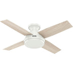 Hunter 59334 Fresh White 44 Inch Dempsey Lp Fresh White Image 3