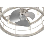 Hunter 50106 Brushed Nickel 22 In Bridgette Fandelier - Brushed Nickel Image 2
