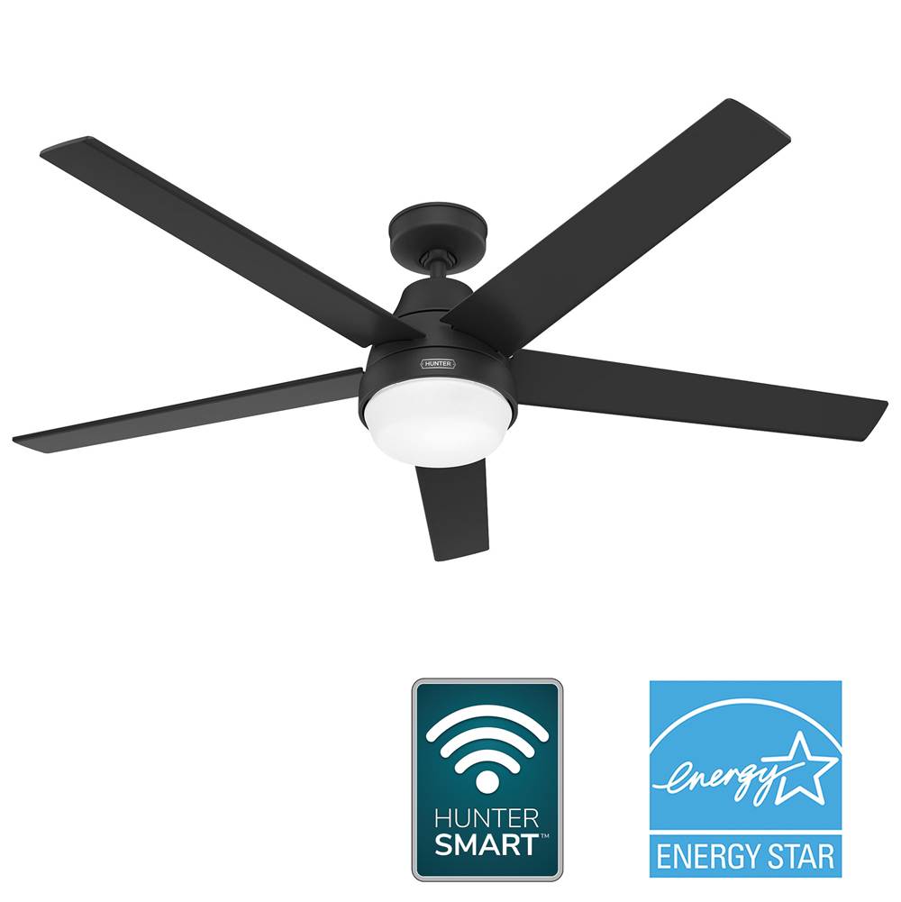 Hunter Aerodyne 60in Aerodyne With Reversible Blades - Matte Black