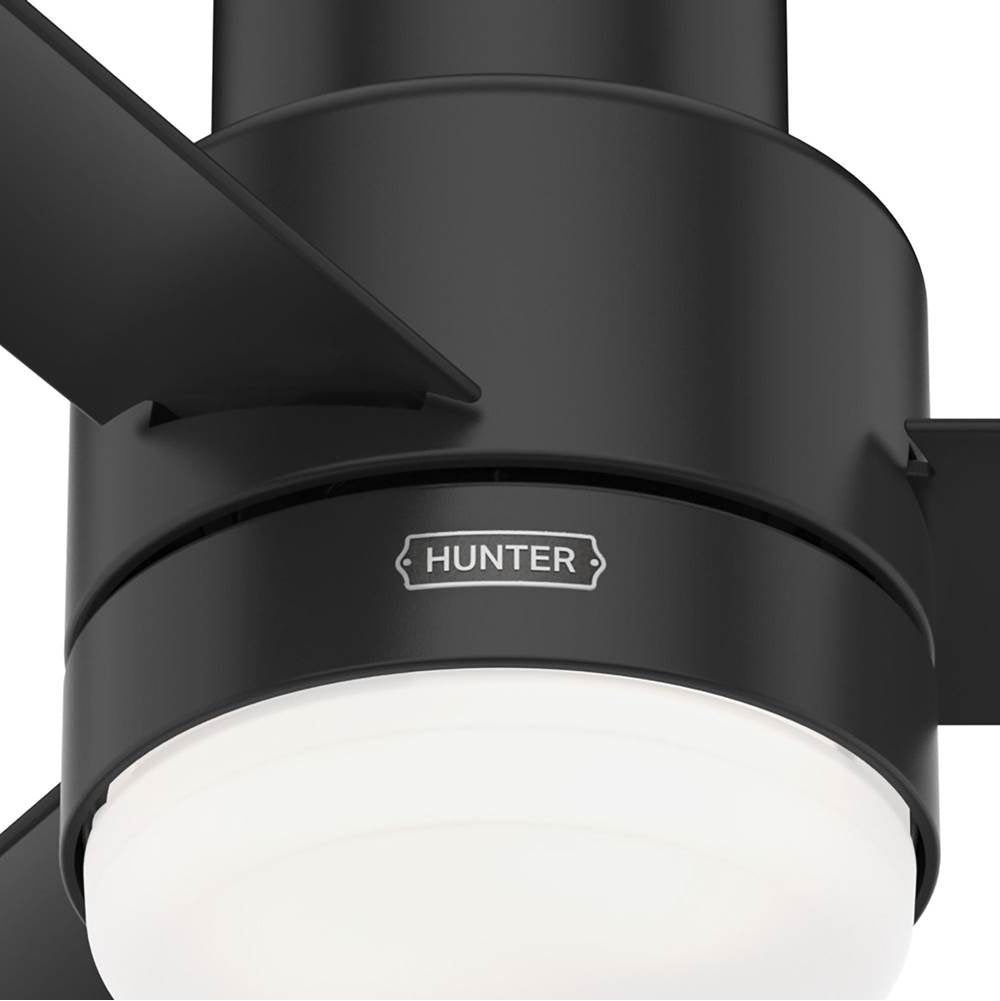 Hunter 51330 Matte Black 52in Gilmour - Flat Matte Black Image 8