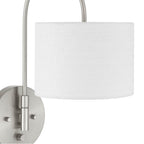 Hunter 48178 Brushed Nickel Horizon 1 Light Large Pin Up Sconce Brushed Nickel Image 4