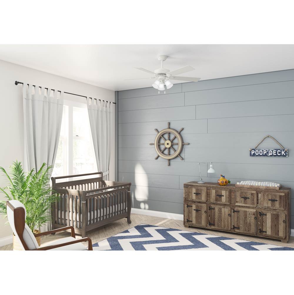 Hunter 50895 Fresh White 52'' Swanson - Fresh White Image 2