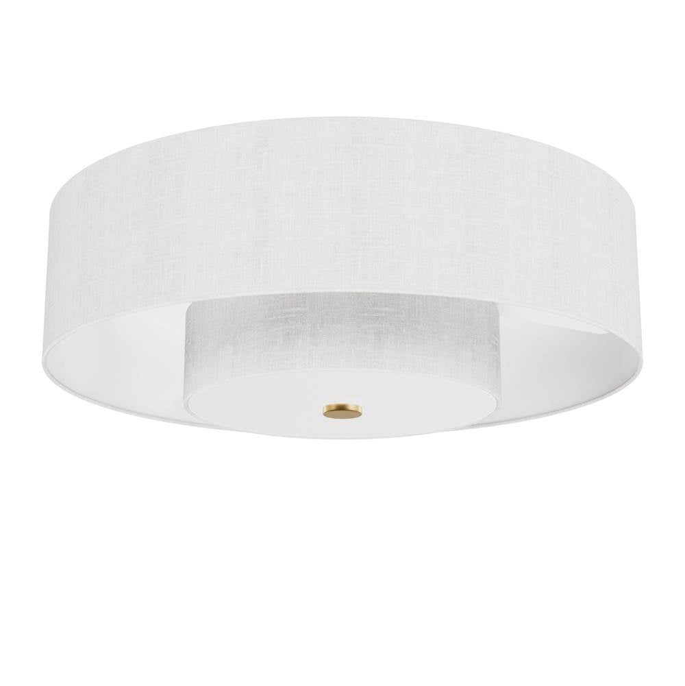 Hunter 52974 Luxe Gold 30 Inch Brookside Luxe Gold Ceiling Fan With Led Light Kit And Handheld Remote Image 1