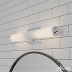 Hunter Holly Grove Holly Grove 2 Light Vanity 24 Inch Chrome