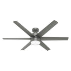 Hunter 59625 Matte Silver 60'' Solaria - Matte Silver Image 1