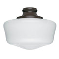 Hunter 99166 Chestnut Brown Original  Damp-rated Traditional Globe Light Kit, Chestnut Brown Image 1