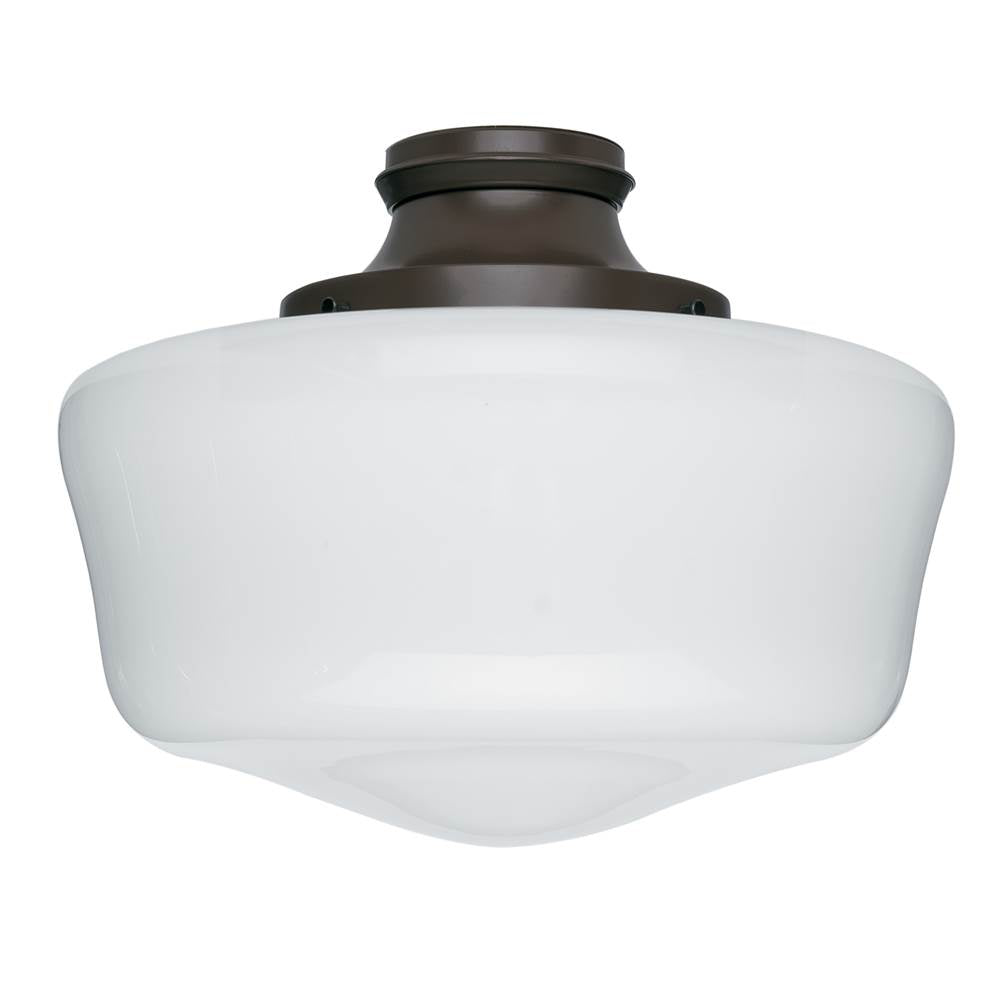 Hunter 99166 Chestnut Brown Original  Damp-rated Traditional Globe Light Kit, Chestnut Brown Image 1