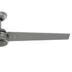 Hunter 52981 Matte Silver 60 Inch Cassius Energy Star Matte Silver Damp Rated Ceiling Fan And Wall Control Image 3