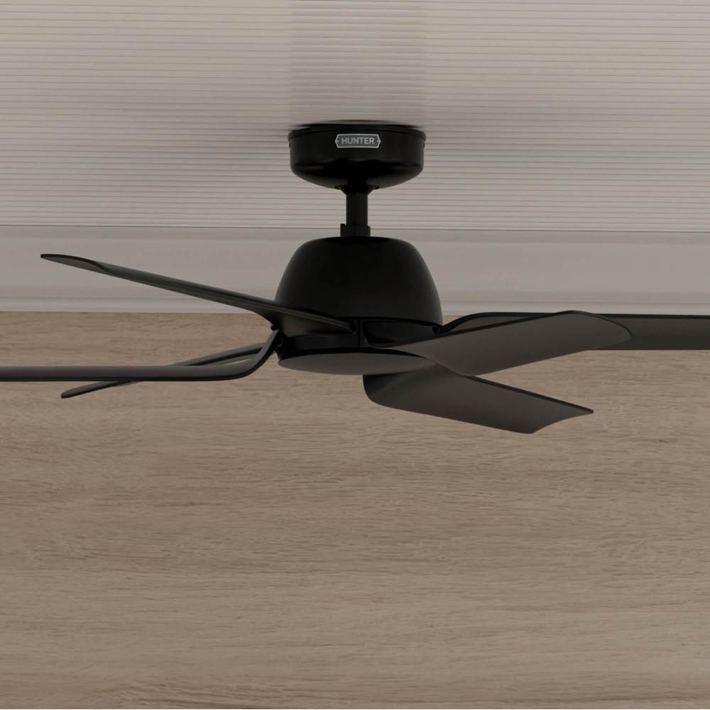 Hunter 50430 Flat Matte Black 52 Inch Airstack Matte Black Image 7