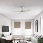 Hunter 53641 Fresh White Zentech 5 Blade Indoor/outdoor Smart Fan 44in - Fresh White Image 6