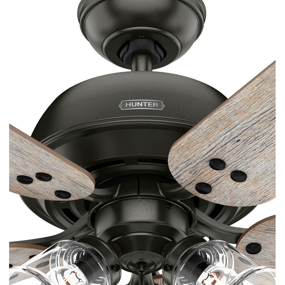 Hunter 51714 Noble Bronze 52 Inch Shady Grove Noble Bronze Ceiling Fan With Led Light Kit And Pull Chain Image 8