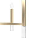 Hunter 19529 Palm Gold Hunter Sunjai Palm Gold 12 Light Chandelier Ceiling Light Fixture Image 2