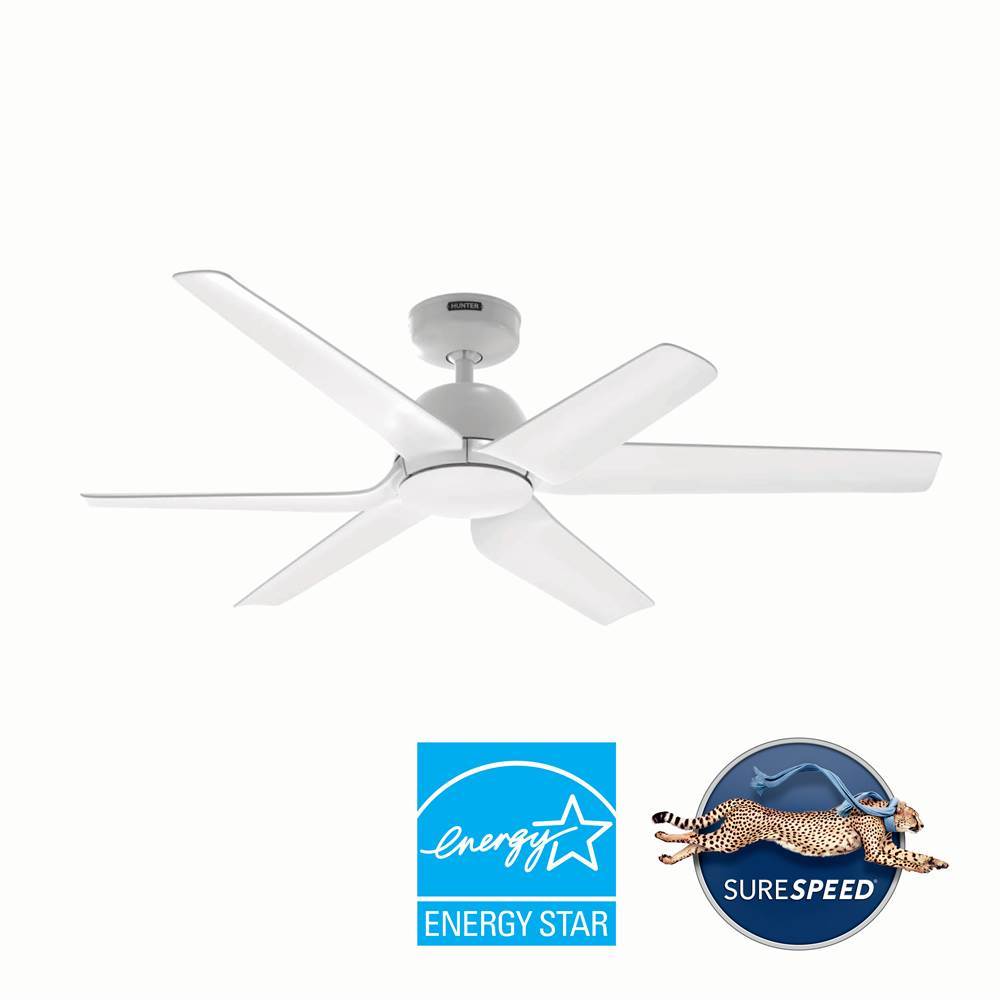 Hunter Airstack 52 Inch Airstack Fresh White