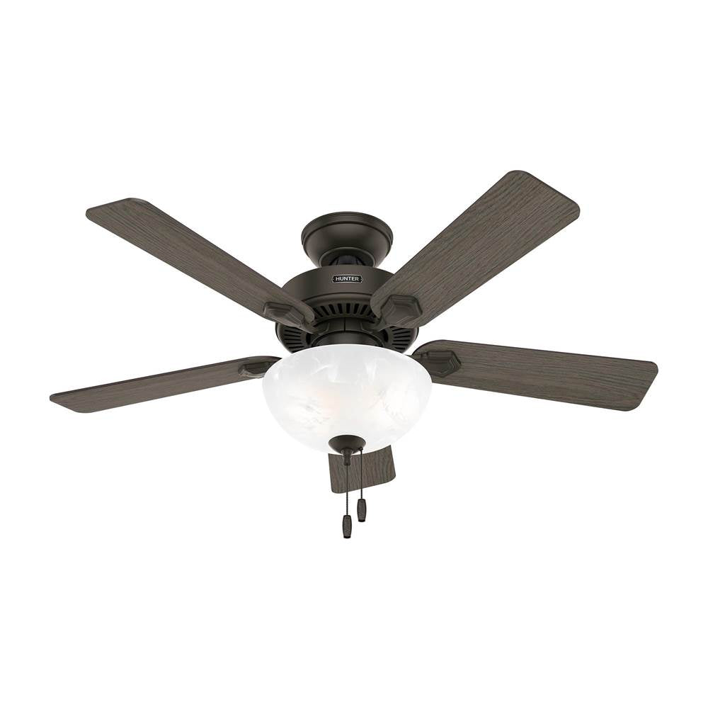 Hunter 52782 New Bronze Hunter 44 Inch Swanson New Bronze Ceiling Fan With Led Light Kit And Pull Chain Image 7