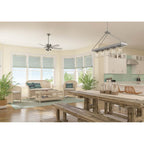 Hunter Devon Park Devon Park Chandelier - Brushed Nickel