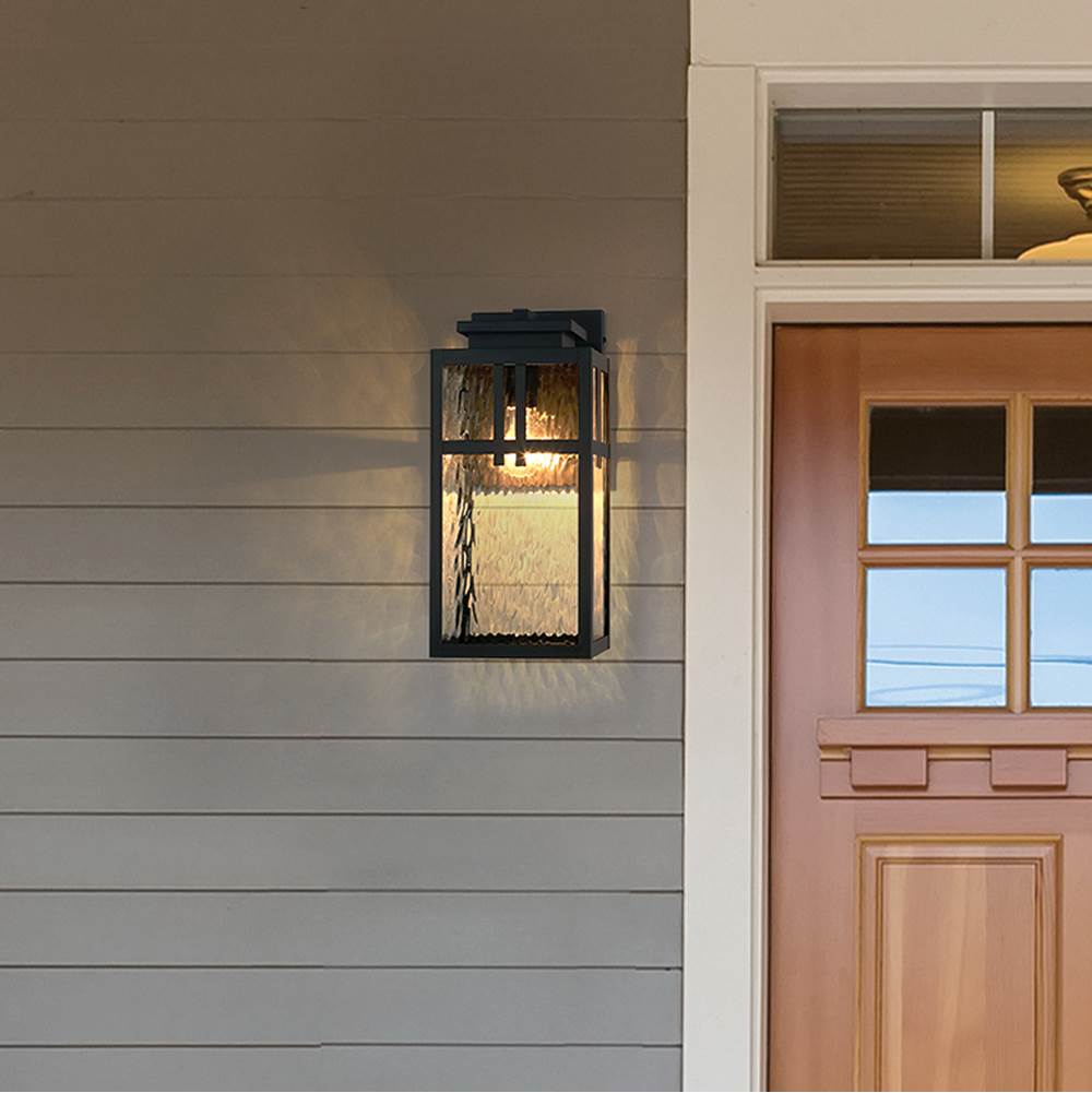 Hunter 46044 Matte Black Aspenbrook Outdoor 1 Light Large Wall Light Black Image 6