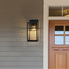 Hunter 46044 Matte Black Aspenbrook Outdoor 1 Light Large Wall Light Black Image 6