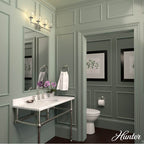 Hunter 19766 Brushed Nickel Xidane 4 Light Vanity Image 4