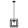 Hunter 19406 Natural Iron Doherty Convertible 1 Light Pendant 12 Inch Image 1