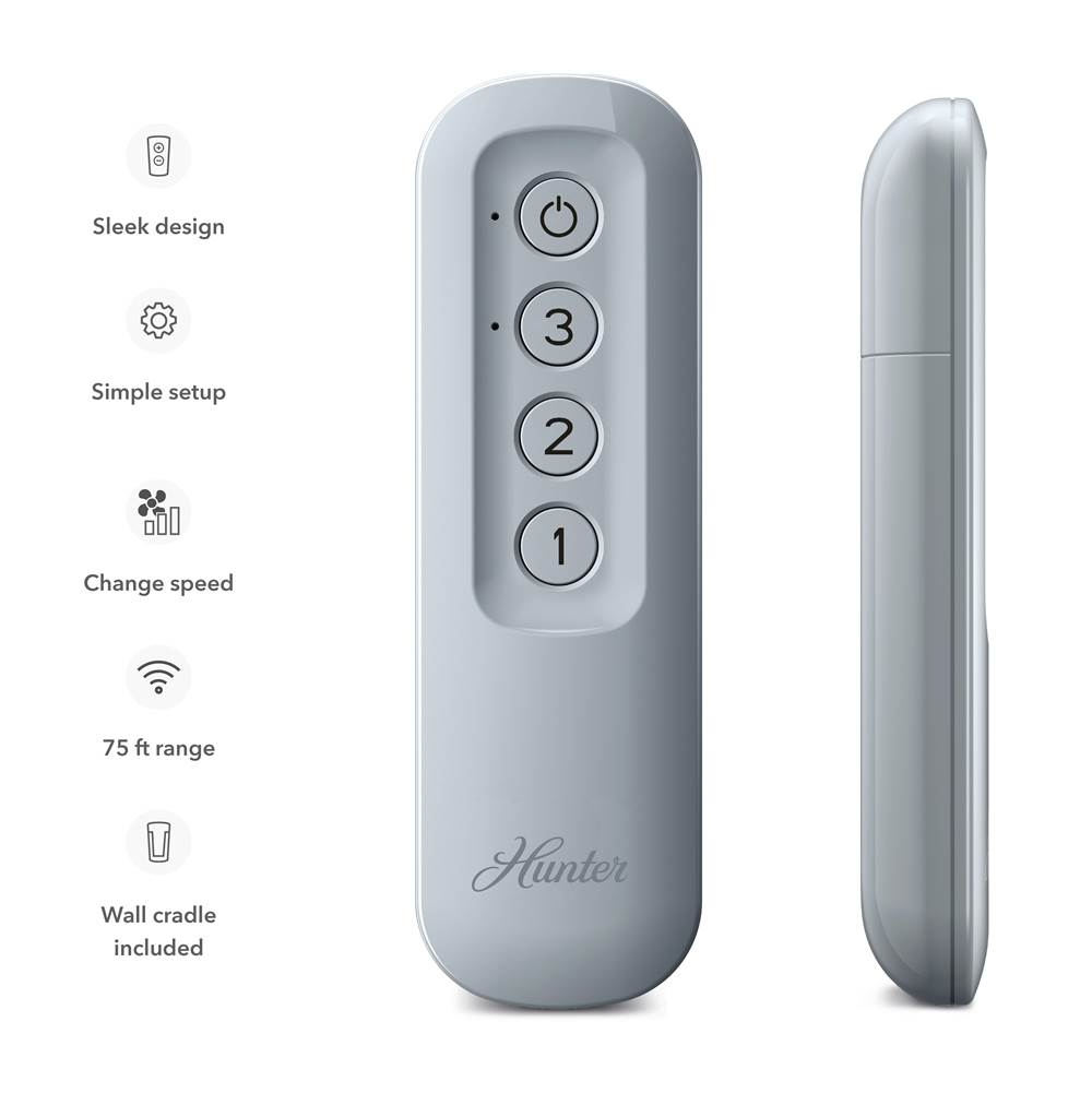 Hunter  Universal No Light Handheld Remote With Receiver