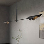 Hunter 48142 Matte Black Merian 2 Light Extra Large Linear Black Image 6