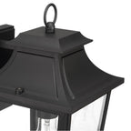 Hunter 46080 Matte Black Hunter Spring Cove Matte Black With Clear Glass 1 Light Image 4
