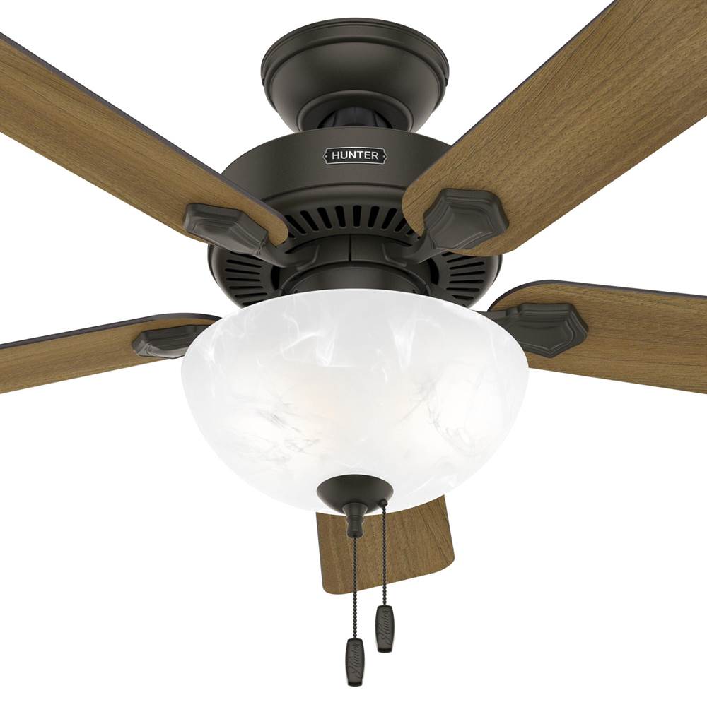 Hunter 52782 New Bronze Hunter 44 Inch Swanson New Bronze Ceiling Fan With Led Light Kit And Pull Chain Image 6