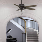 Hunter 52349 Noble Bronze 60 Inch Dondra Noble Bronze Ceiling Fan With Led Light Kit And Pull Chain Image 3