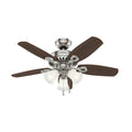 Hunter 52106 Brushed Nickel 42'' Builder Small Room-brushed Nickel Image 1