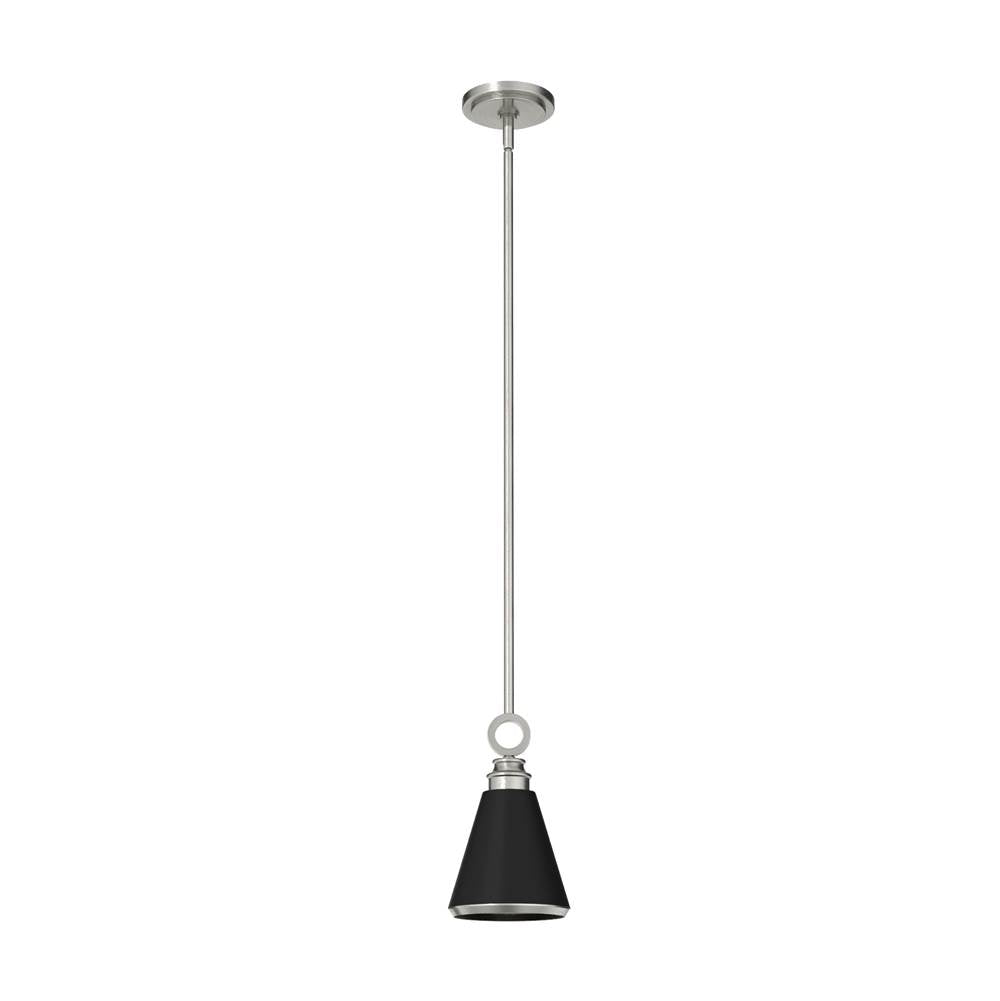 Hunter 19443  Klein 1 Light Metal Pendant 6 Inch Image 1