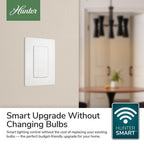 Hunter 99984 Fresh White Huntersmart Dimmer Switch Image 7
