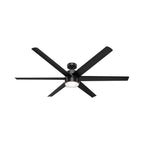 Hunter 59628 Matte Black 72'' Solaria - Matte Black Image 1